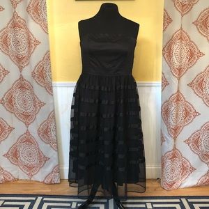 eShakti 22W Strapless Party Dress